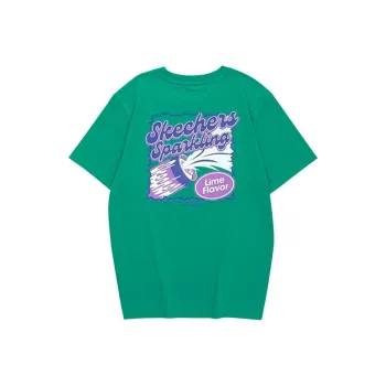 Skechers Colorful T Shirt Unisex Leaf Green
