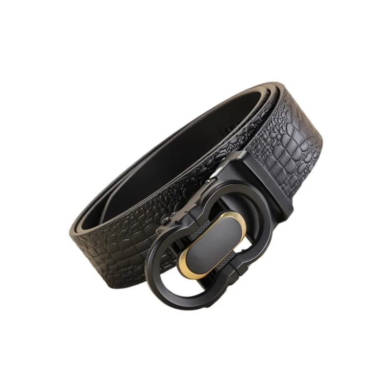 ROSEROOEN Top Grain Cow Leather Belts Unisex 3.5cm-1