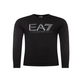 EMPORIO ARMANI EA7 Sweatshirts Men Black Gray Color