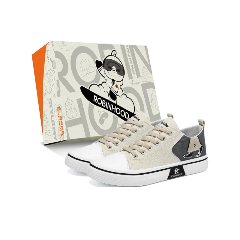 ROBINHOOD Coverage Slip Resistant Cushioning Abrasion Resistant Low Top Skateboard Shoes Men's-0