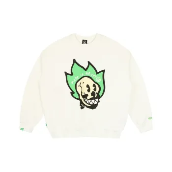 MAKE HAPPINESS Sweatshirts Unisex White