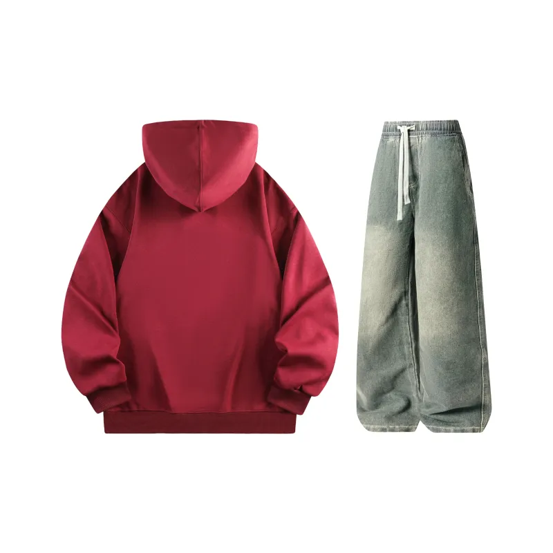 A.X.S.K Sweatshirt Sets Unisex-34