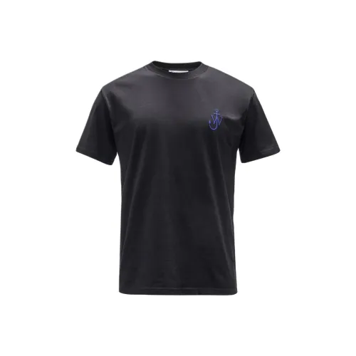 JW Anderson Anchor Embroidered Back Printed T Shirt