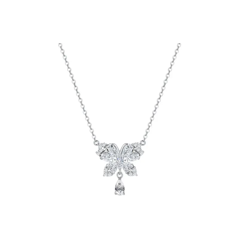 YPYN S925 Silver Necklaces Women's Silver-0
