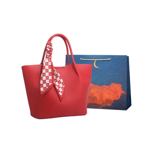Elsvet Artificial Leather Handbag Regular Women's Red