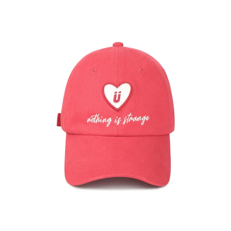 Guuka Cotton Baseball Caps Unisex Red-1