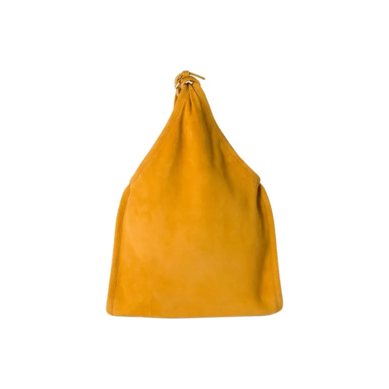 MIU MIU Lambskin Handbag Women's Yellow-3