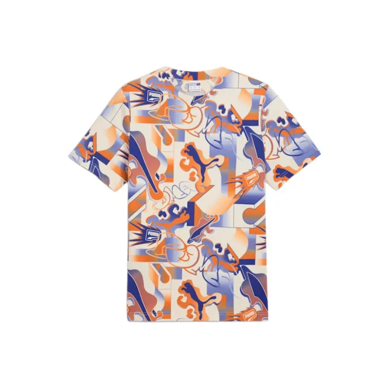 PUMA Classics Brand Love SS24 T-Shirt Men's High Mountain Snow White-0