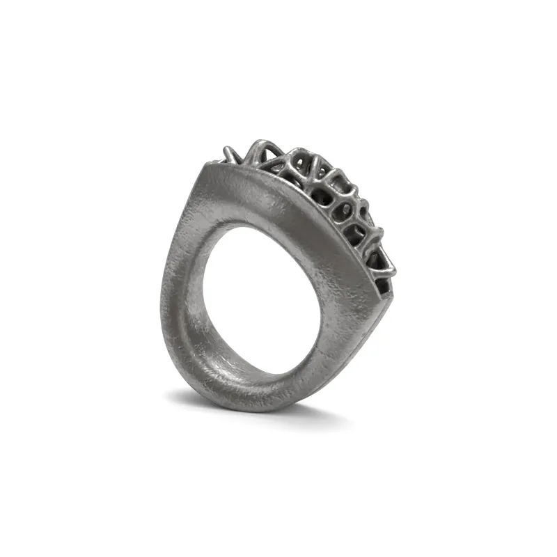 SCRY Stainless Steel Rings Unisex-0
