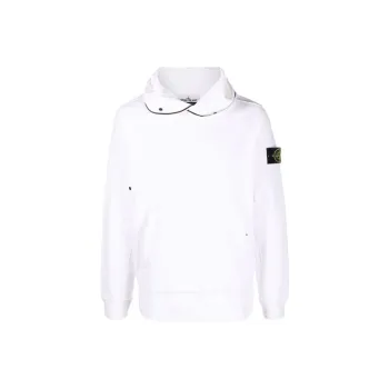 STONE ISLAND Contrast piping Badge Hoodie