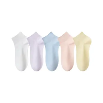 Temooues Ankle Socks Women's 5 Pack