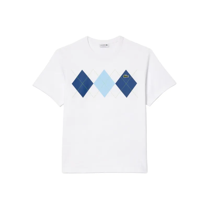 LACOSTE Geometric Print T shirt-0