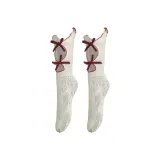 Single Pack (White Socks with Red Bowknot)
