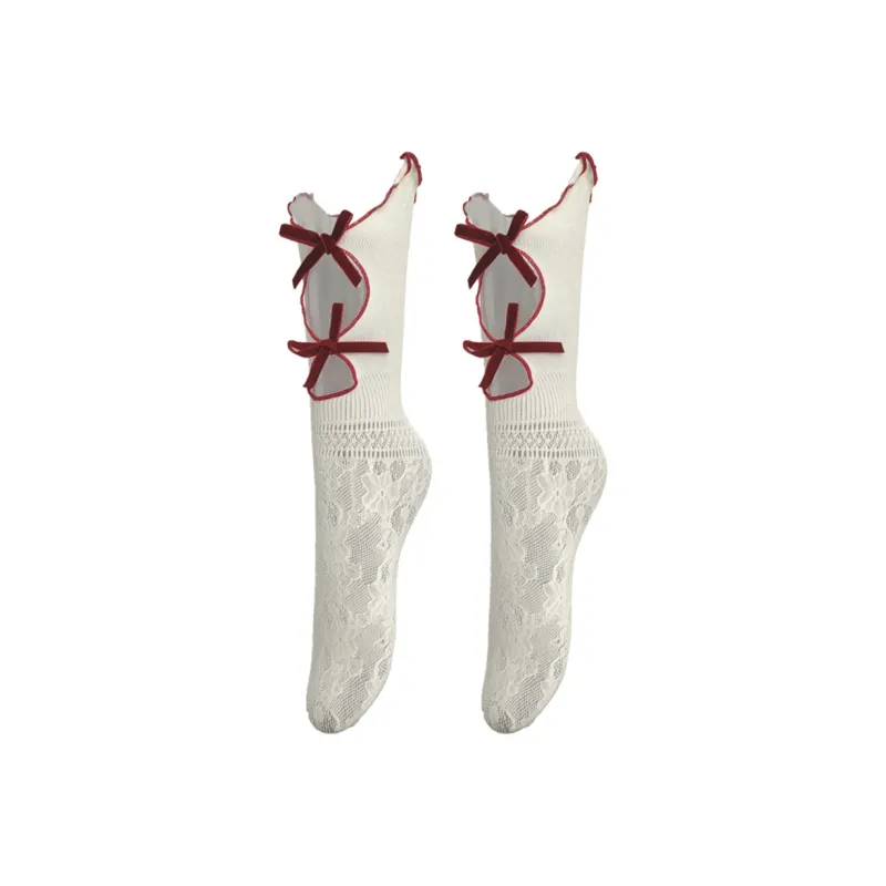 FREELASS Mid Calf Socks Women's Single Pack-2