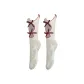 Single Pack (White Socks with Red Bowknot)