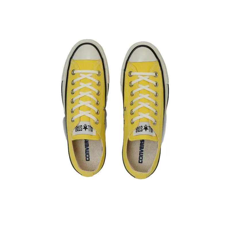 Converse All Star Aged Lightweight Low Top Canvas Shoes Unisex Butter Yellow-2