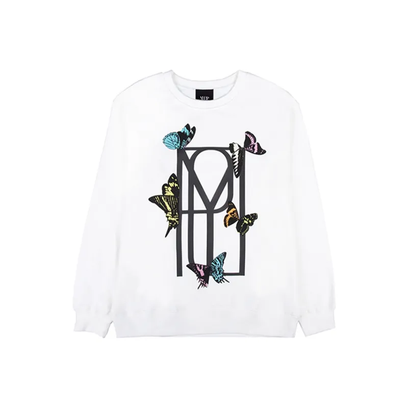 YLDP Sweatshirts Unisex White-0