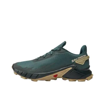 SALOMON Alphacross 4 Anti Slip Wear Resistant Low Top Casual Running Shoes Men's Blue