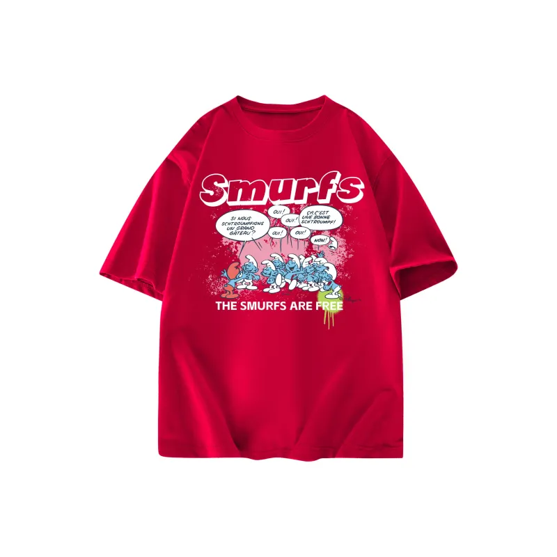 The Smurfs T Shirts Unisex-8