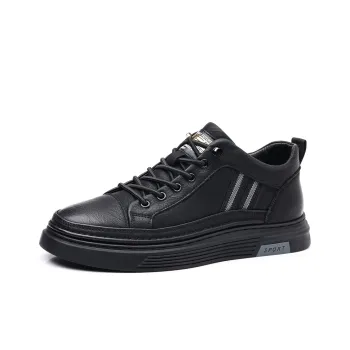 Poitulas Casual Shoes Men Low Top Black/Brown