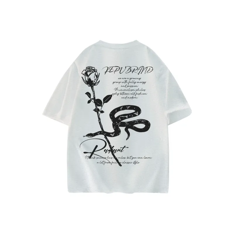 Kepu T-Shirt Unisex White-Black-11