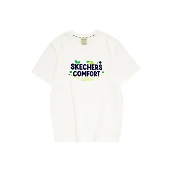 Skechers T Shirt Unisex Winter Day White