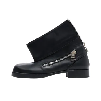 JW Anderson BIKER Ankle Boots Women's Black