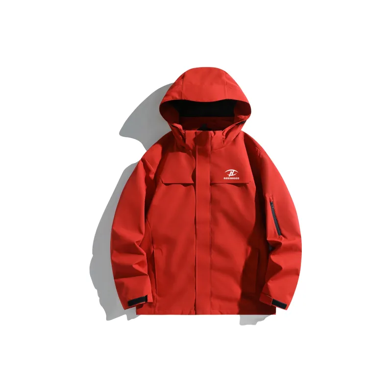 ROBINHOOD Waterproof, Windproof, Breathable, Abrasion Resistant, Thermal, Water Repellent Windbreaker Jacket Unisex-62