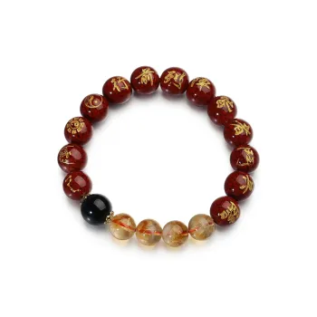 XIBAOCHUNHUA Cinnabar Bracelets Unisex