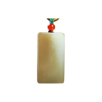 Phoenisess Hetian Jade Pendants Pale Greenish White Jade Unisex
