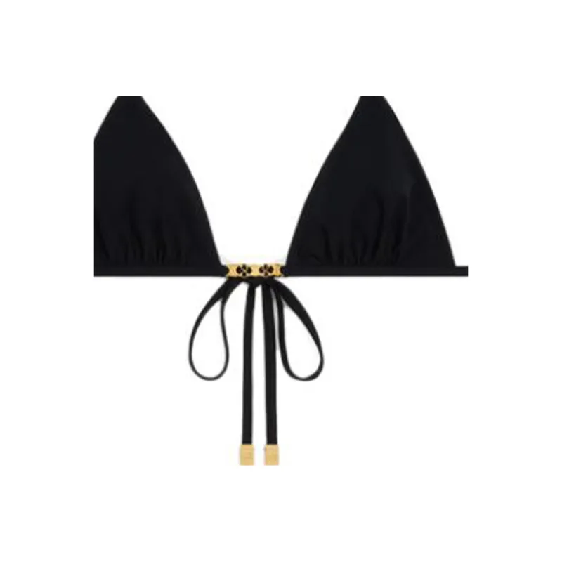 CELINE Triomphe Triangle Top In Matte Jersey-4