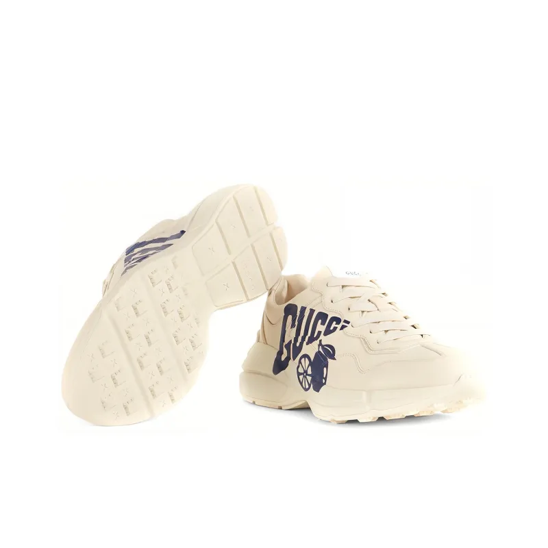 GUCCI Rhyton Blue Lemon Sneakers-5