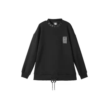 NORVINCY Trendy Without Hood Pullover Badge Sweatshirt Unisex
