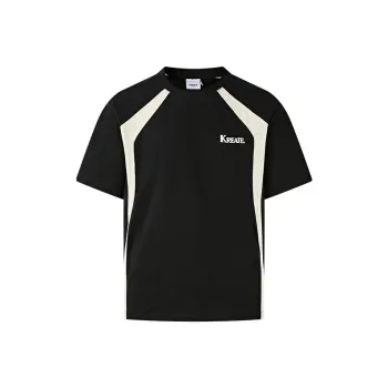 KREATE BOXY Cutting Collection T Shirt Unisex Black