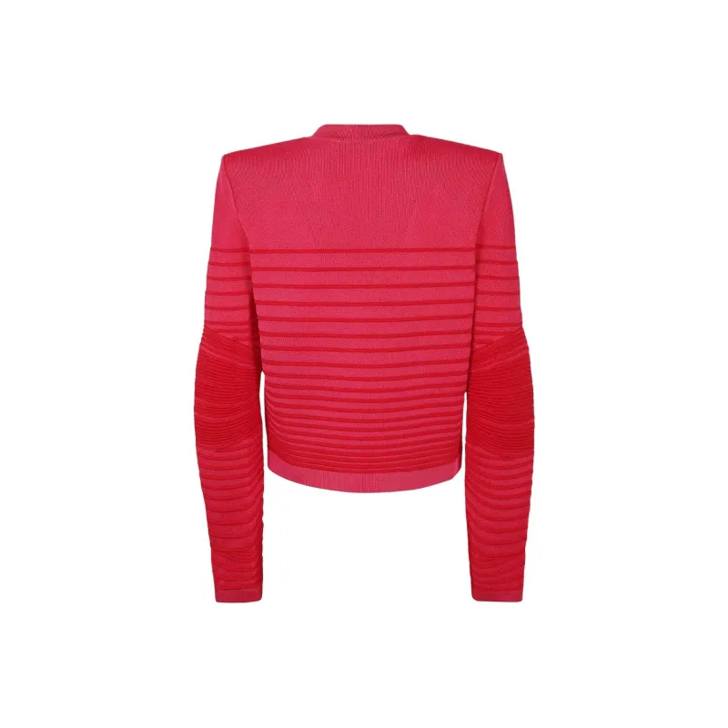 BALMAIN Ribbed detail Cardigan-1