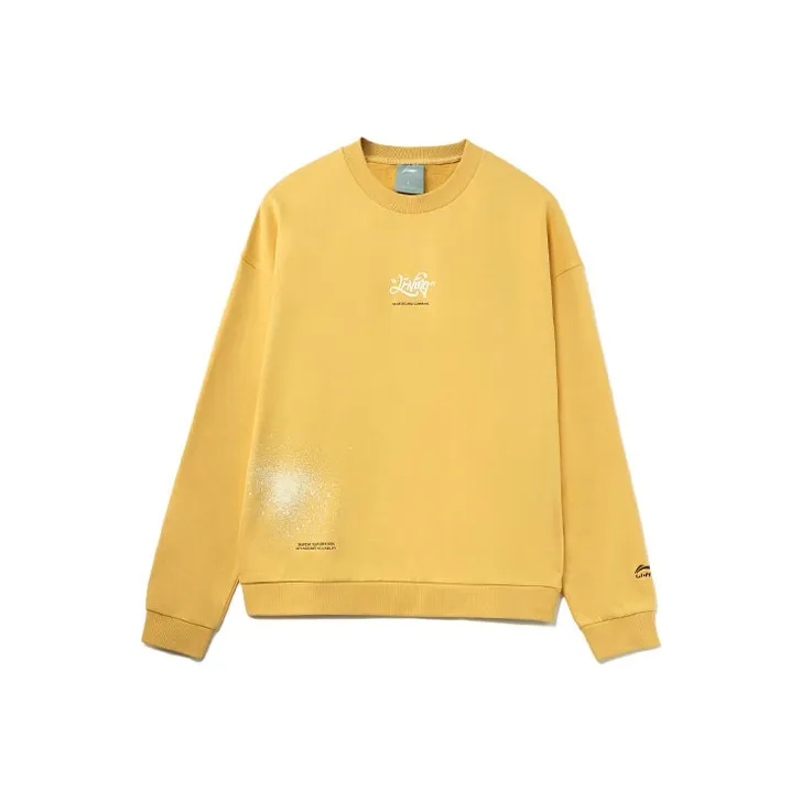LINING Skateboard Sweatshirts Unisex Light Ochre Yellow-0