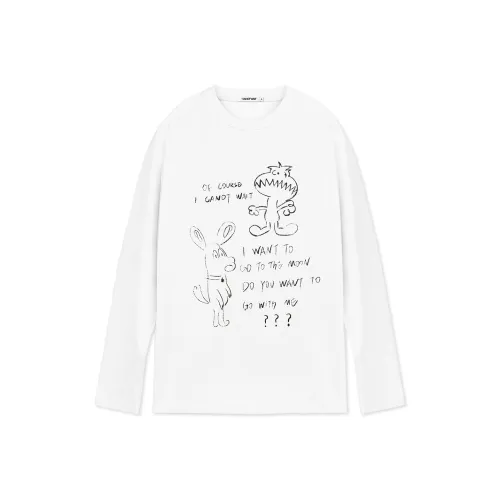 CANOTWAIT_ 남녀공용 티셔츠
