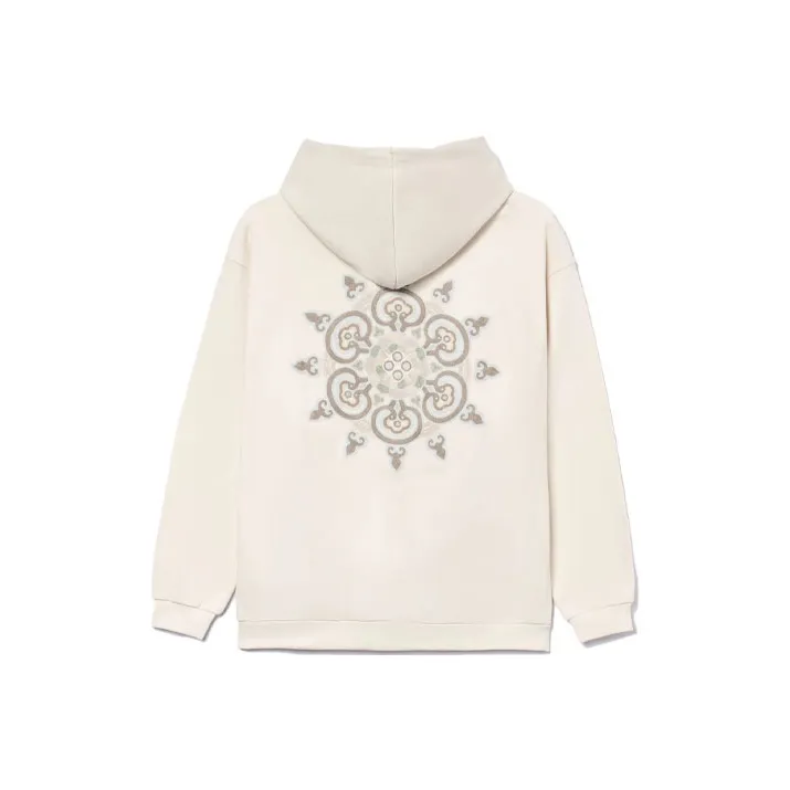 LiNing Sports Basketball Collection Sweatshirts Unisex Swan White-0
