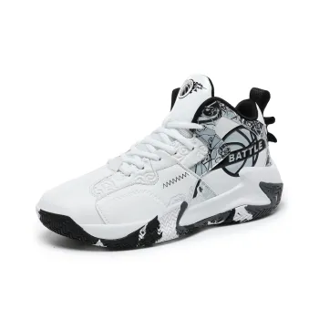 TONYBEAR Anti Slip Wear Resistant Mid Top Basketball Shoes Men's