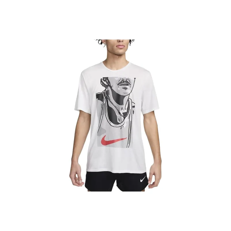 Nike Dri Fit Rise 365 T Shirt Men's Summit White-0
