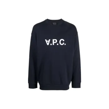 A.P.C Logo Printed Crewneck Sweatshirt