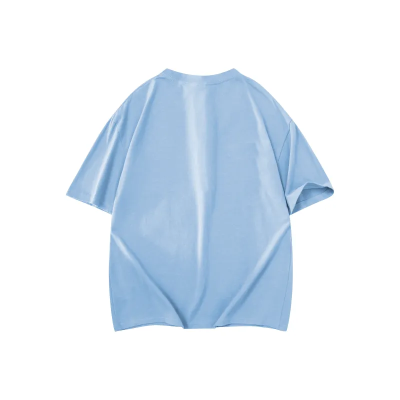 ONE PIECE Trendy Heavyweight Open Back Short Sleeved T Shirts Men's-23