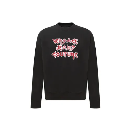 VERSACE JEANS Sweatshirts Men Black