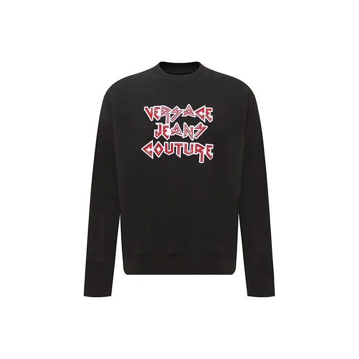VERSACE JEANS Sweatshirts Men Black-0