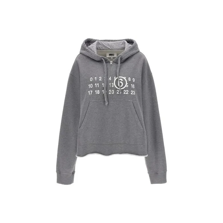 MM6 Maison Margiela Sweatshirt Men's Gray-0