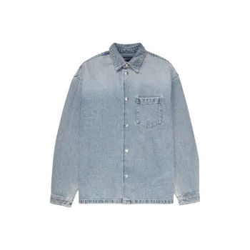 PURPLE BRAND Snap Front Shirt Jacket