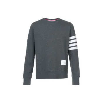 THOM BROWNE Classic Loopback 4 Bar Sweatshirt