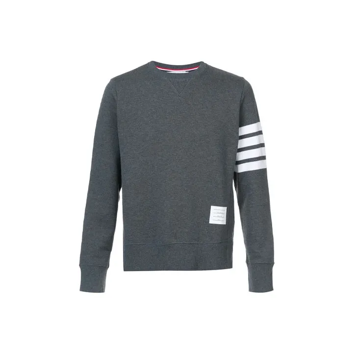 THOM BROWNE Classic Loopback 4 Bar Sweatshirt-0