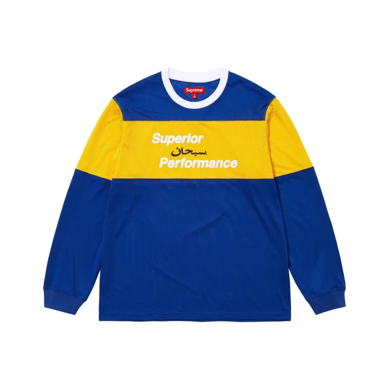 Supreme Arabic Mesh Long Sleeve Top-0
