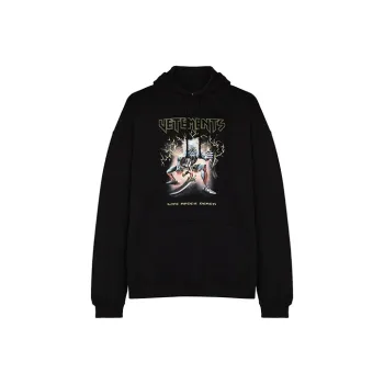 Vetements Electric Logo Heavy Metal Hoodie
